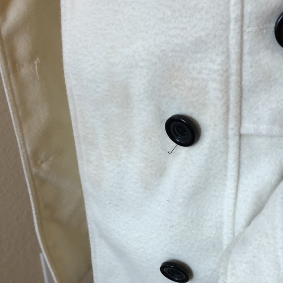 Double breasted white coat size xs fitted - Picture 7 of 11